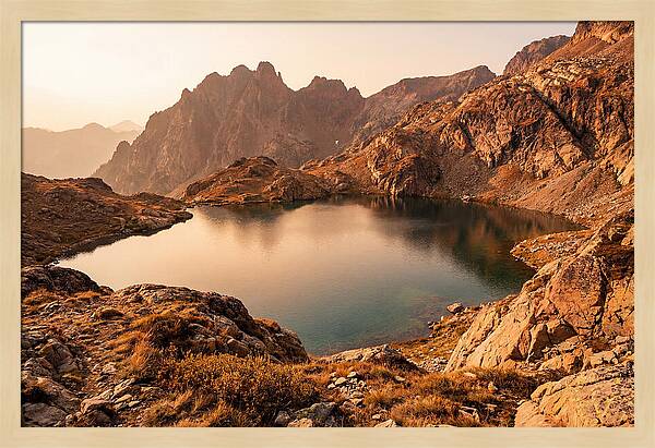 Crystal Blue Glacial Lake