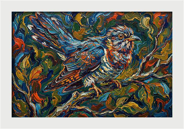 Cuckoo Among Vibrant Foliage