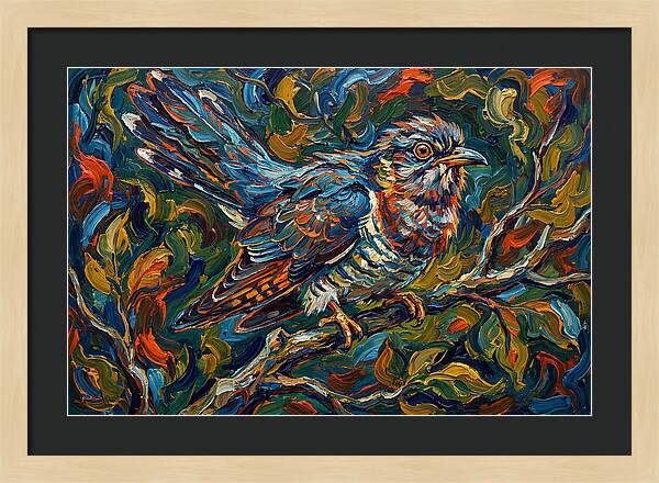 Cuckoo Among Vibrant Foliage
