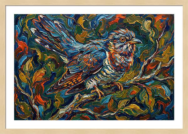Cuckoo Among Vibrant Foliage