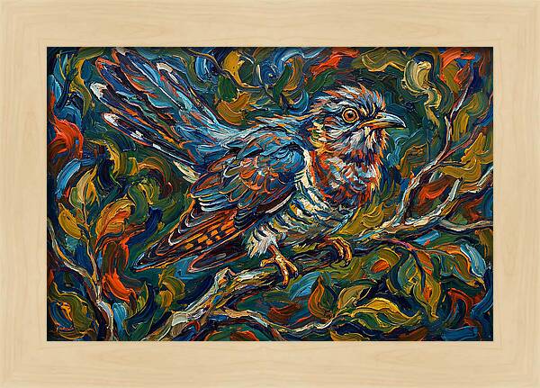 Cuckoo Among Vibrant Foliage