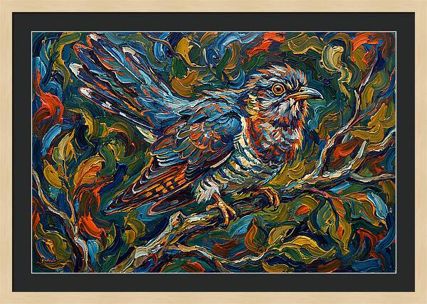 Cuckoo Among Vibrant Foliage
