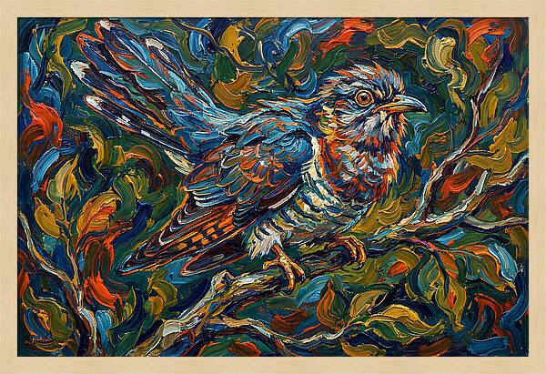 Cuckoo Among Vibrant Foliage