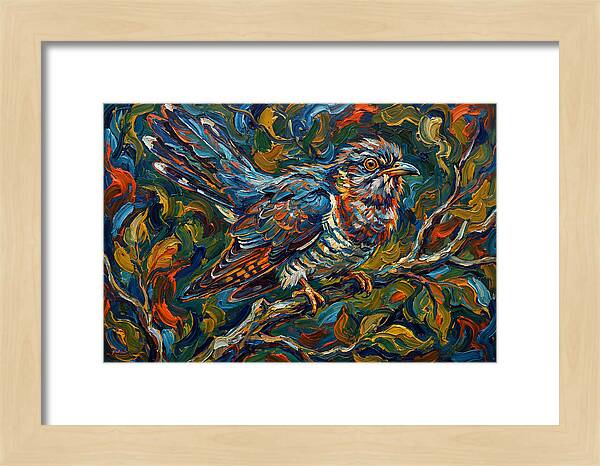 Cuckoo Among Vibrant Foliage