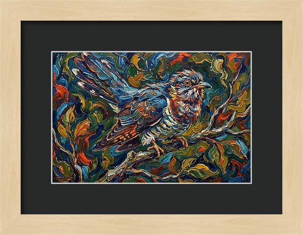 Cuckoo Among Vibrant Foliage
