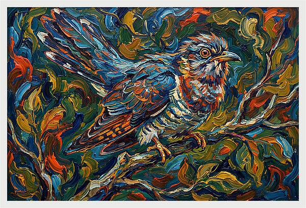 Cuckoo Among Vibrant Foliage