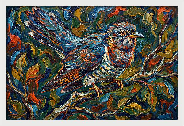 Cuckoo Among Vibrant Foliage