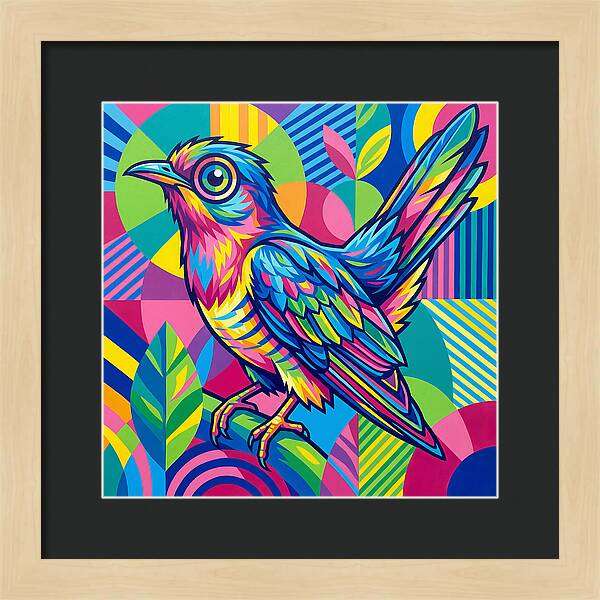 Cuckoo In Vibrant Colors