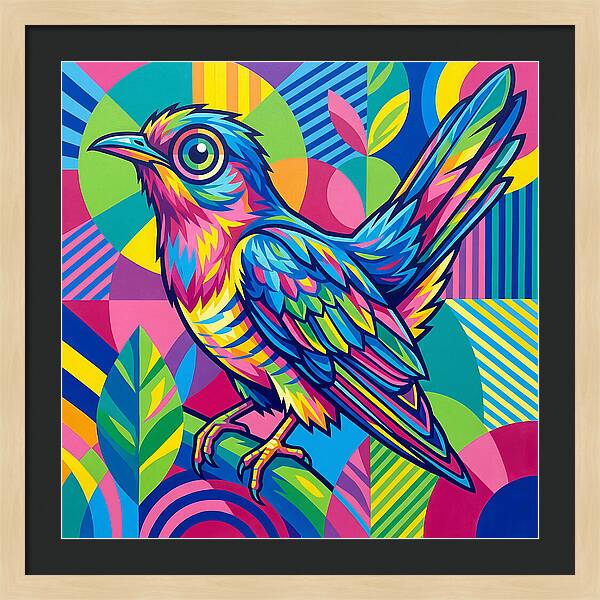 Cuckoo In Vibrant Colors