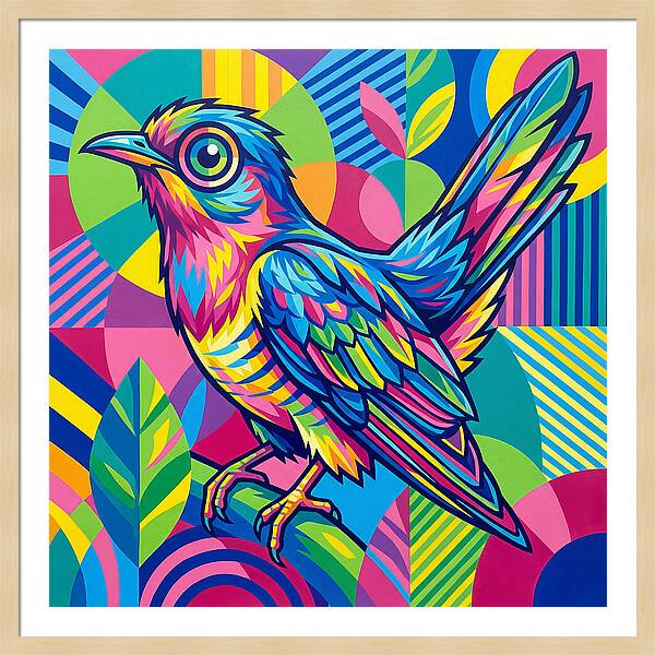Cuckoo In Vibrant Colors