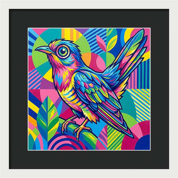 Cuckoo In Vibrant Colors