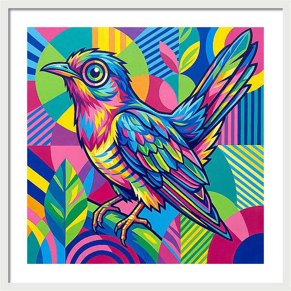 Cuckoo In Vibrant Colors