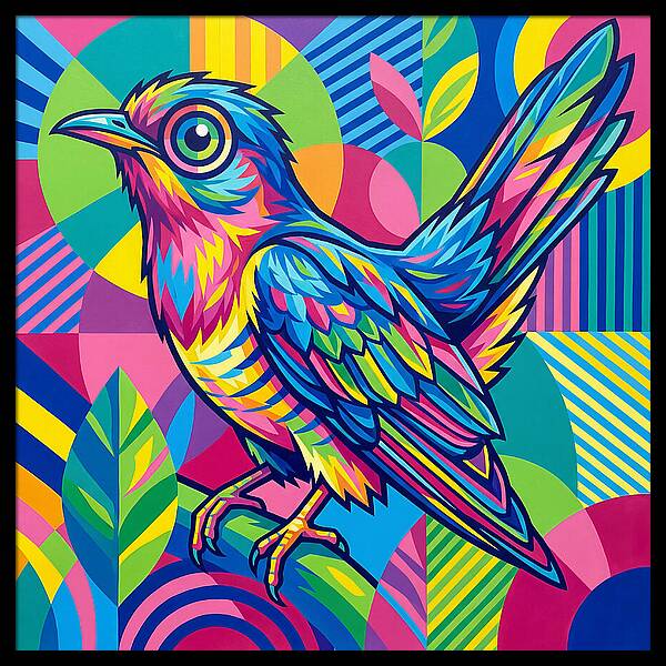 Cuckoo In Vibrant Colors