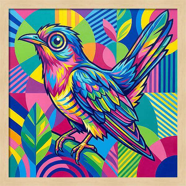 Cuckoo In Vibrant Colors