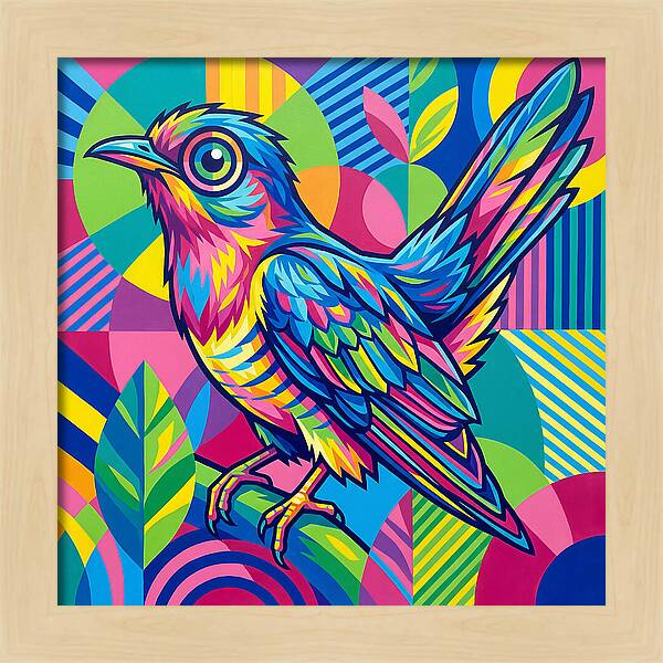 Cuckoo In Vibrant Colors