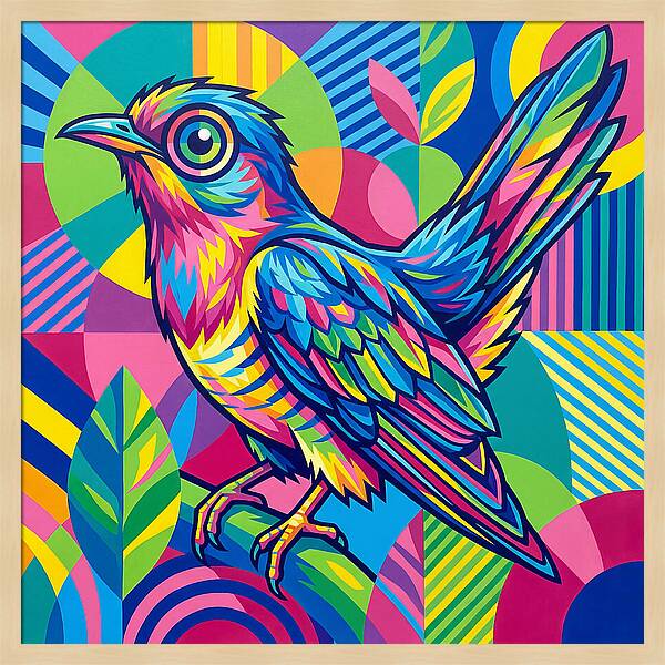 Cuckoo In Vibrant Colors