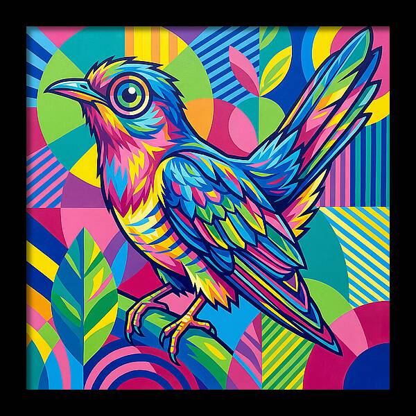 Cuckoo In Vibrant Colors