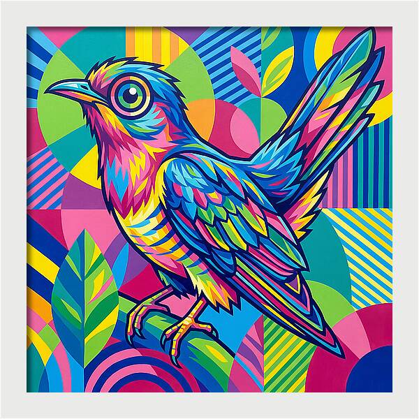 Cuckoo In Vibrant Colors