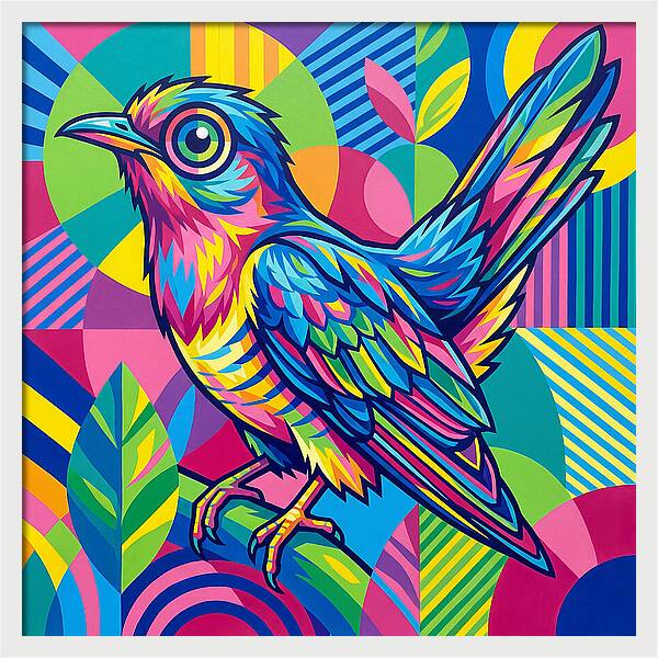 Cuckoo In Vibrant Colors