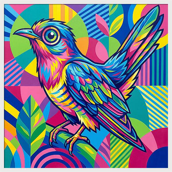 Cuckoo In Vibrant Colors