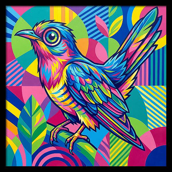Cuckoo In Vibrant Colors