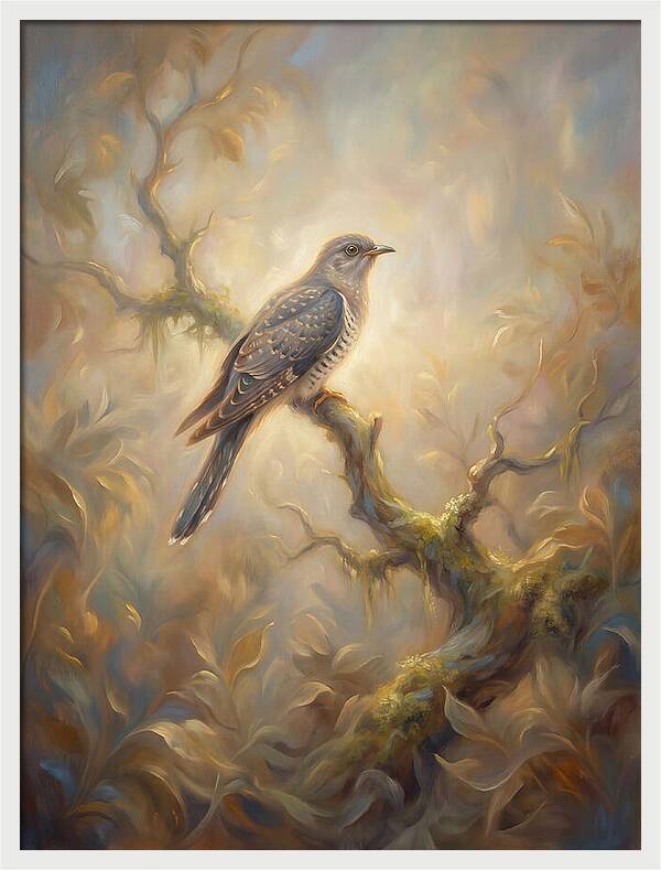 Cuckoo Perched In Glow