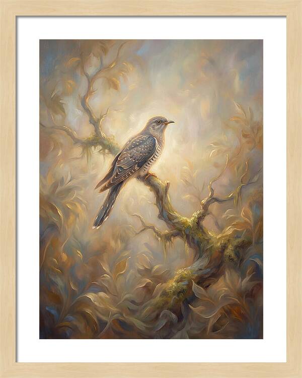 Cuckoo Perched In Glow