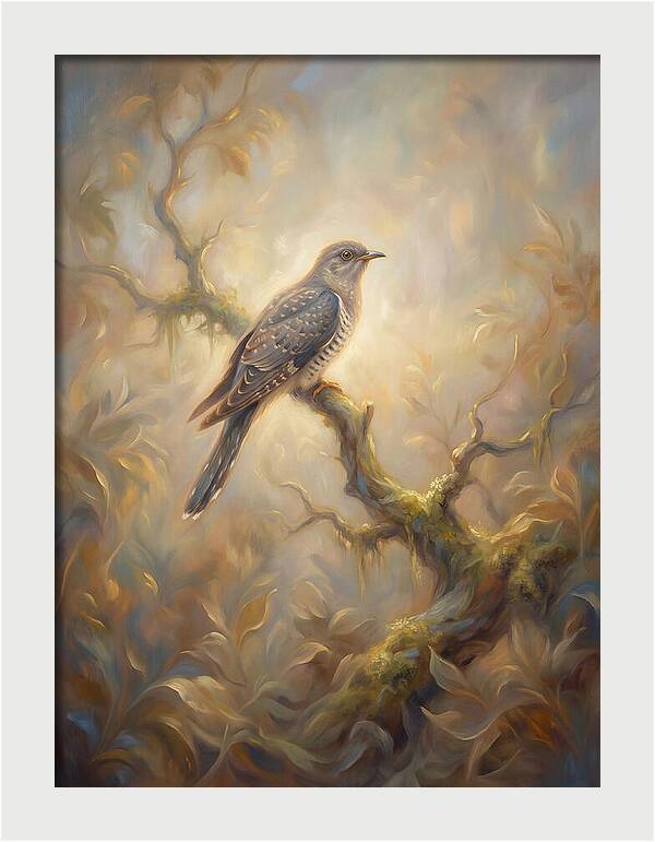 Cuckoo Perched In Glow