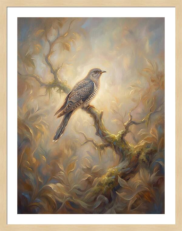 Cuckoo Perched In Glow