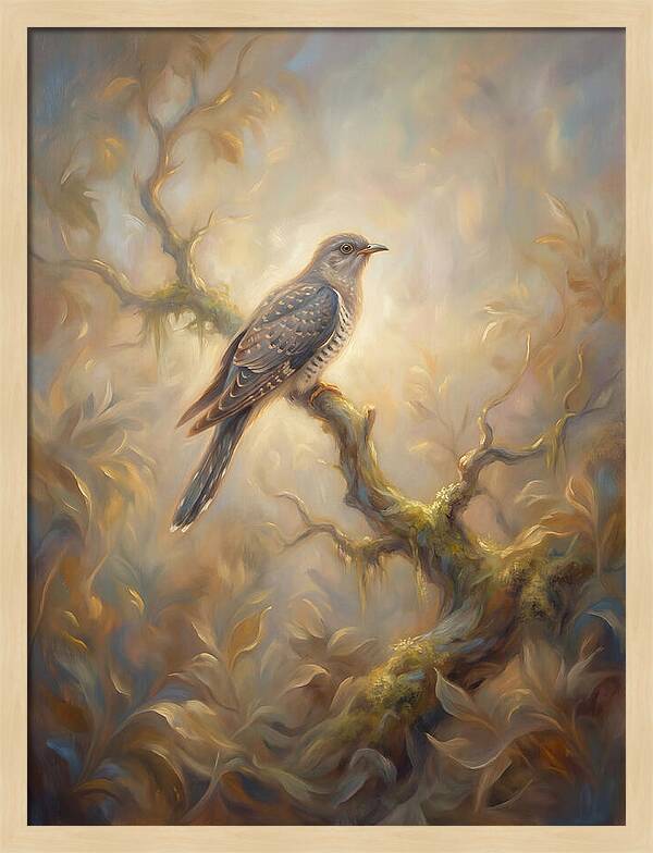 Cuckoo Perched In Glow