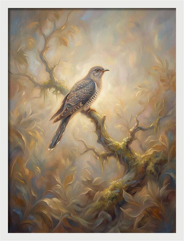 Cuckoo Perched In Glow