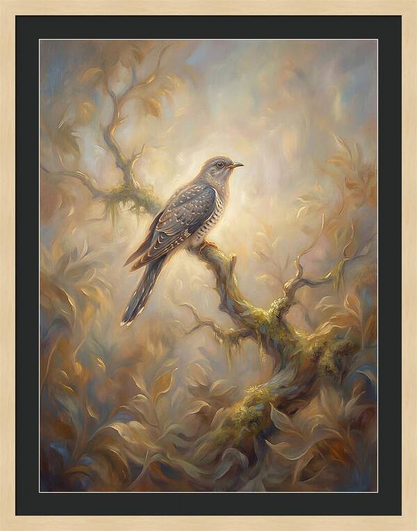 Cuckoo Perched In Glow
