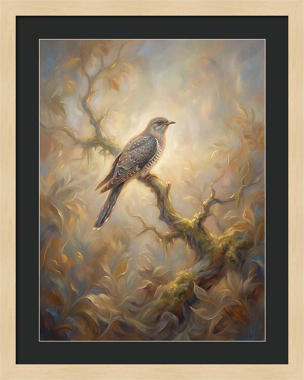 Cuckoo Perched In Glow