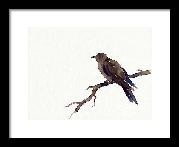 Cuckoo Resting Among Leaves