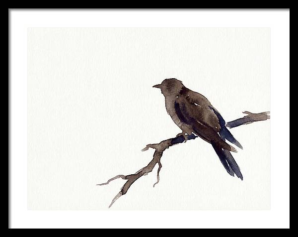 Cuckoo Resting Among Leaves