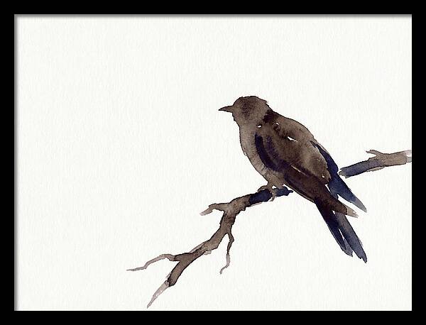 Cuckoo Resting Among Leaves