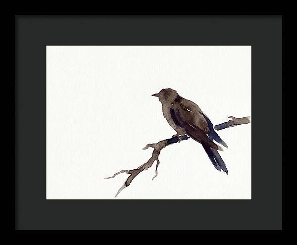Cuckoo Resting Among Leaves