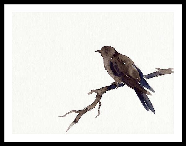 Cuckoo Resting Among Leaves