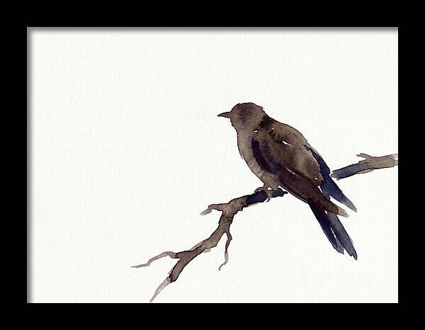 Cuckoo Resting Among Leaves