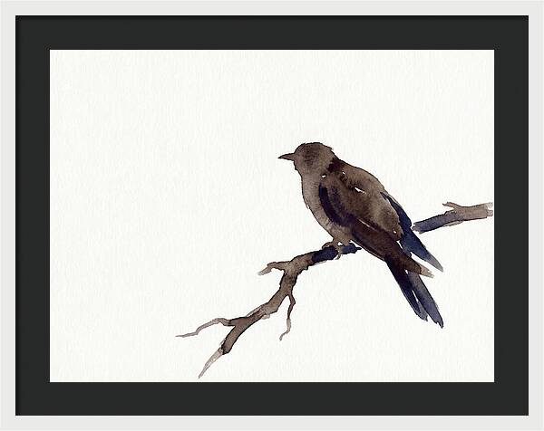 Cuckoo Resting Among Leaves