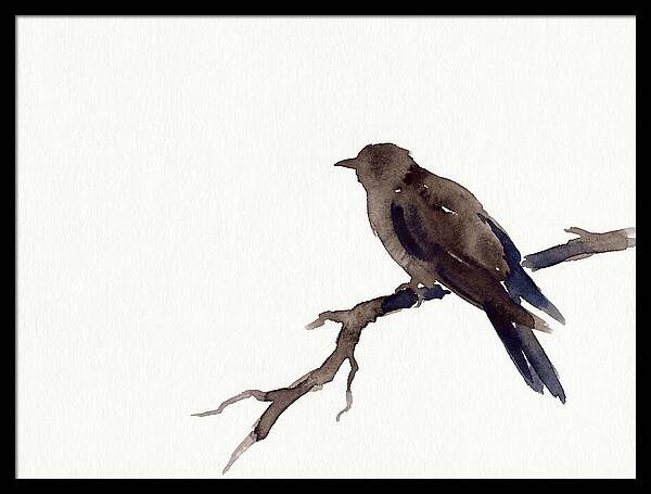 Cuckoo Resting Among Leaves