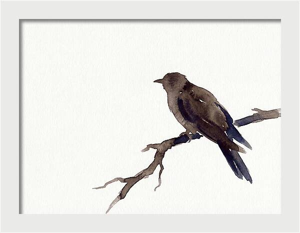 Cuckoo Resting Among Leaves