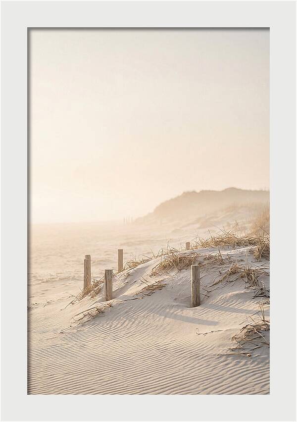Curonian Spit Dunes At Golden Hour