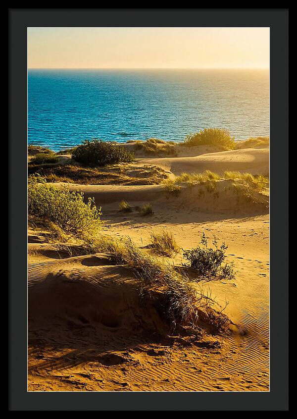 Curonian Spit Dunes At Sunset