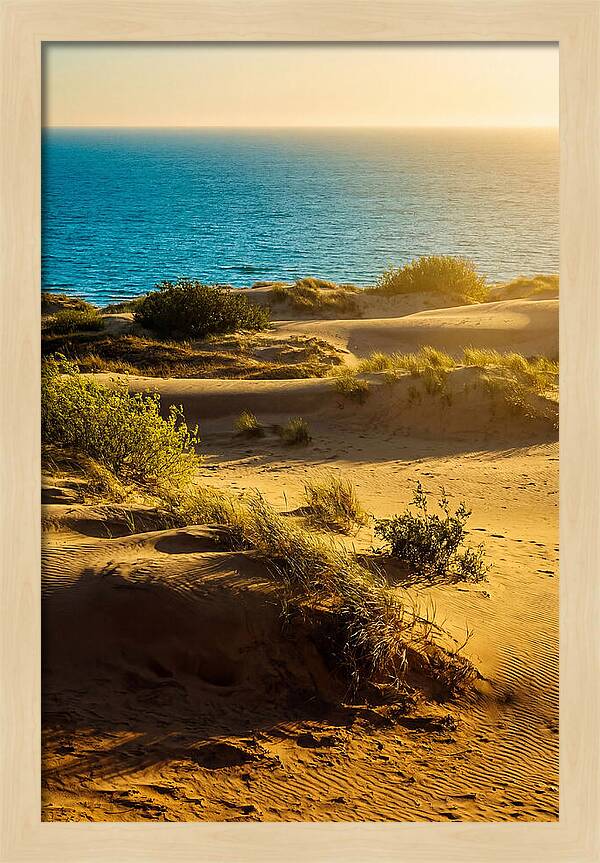Curonian Spit Dunes At Sunset