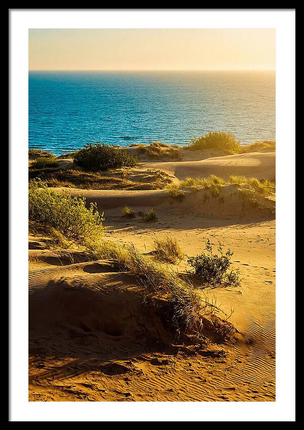 Curonian Spit Dunes At Sunset