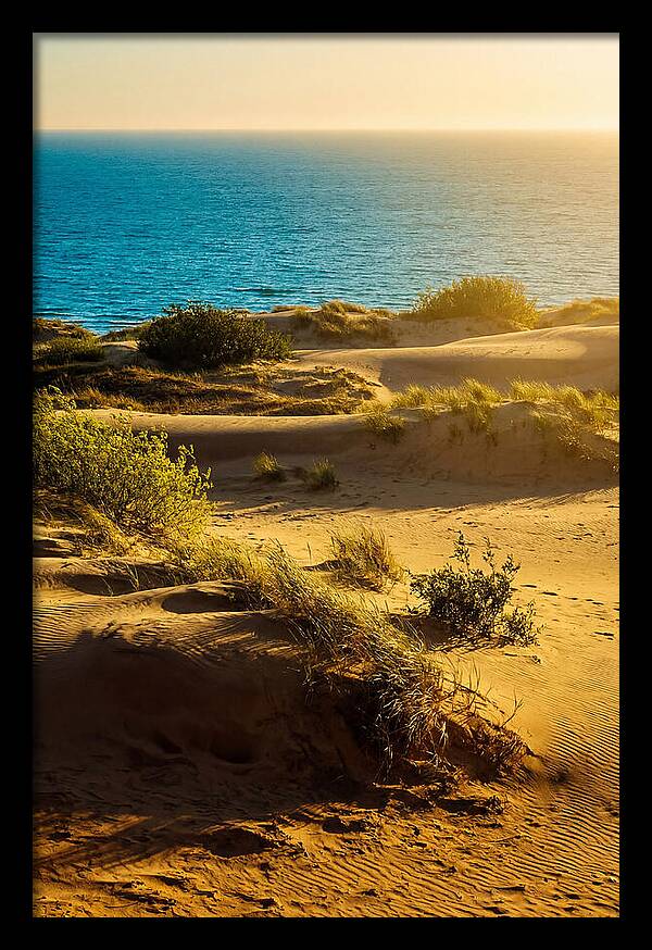 Curonian Spit Dunes At Sunset