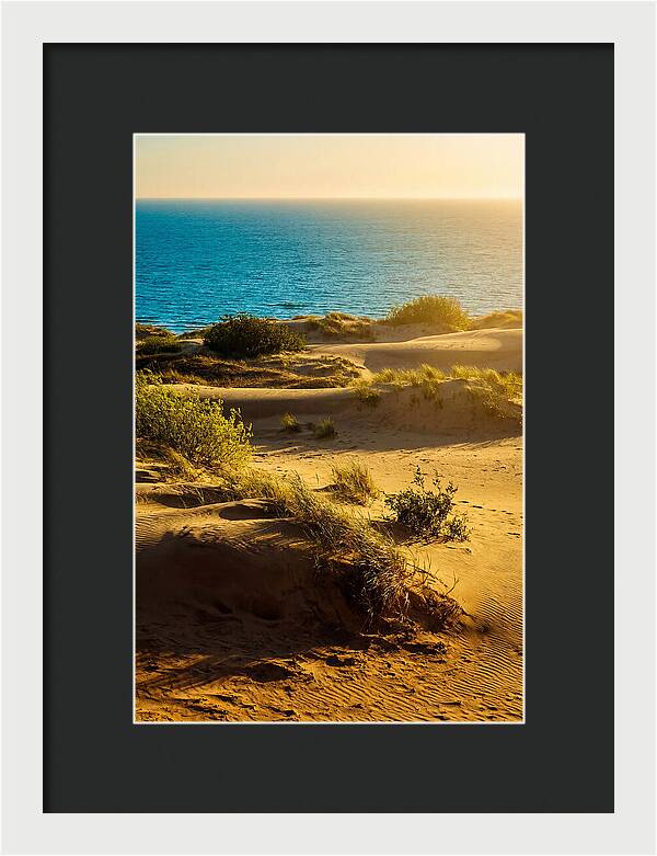 Curonian Spit Dunes At Sunset