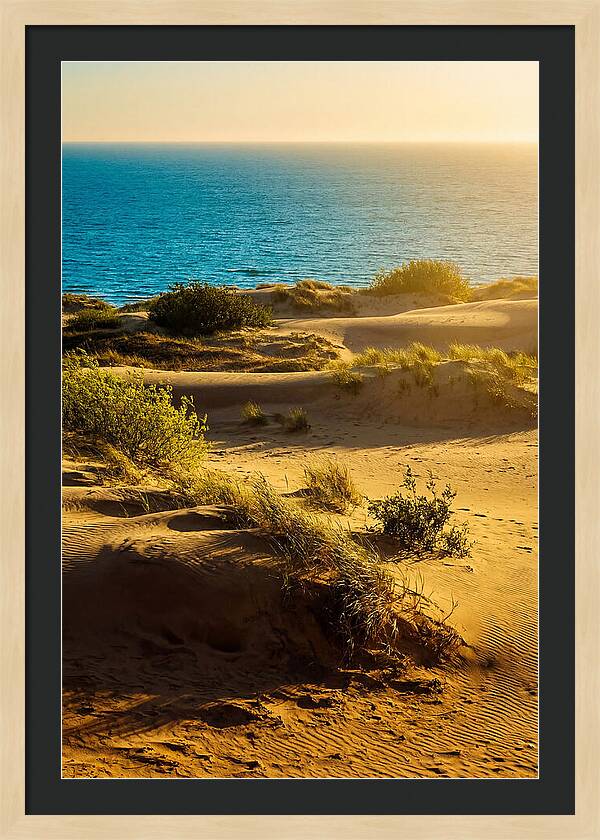 Curonian Spit Dunes At Sunset