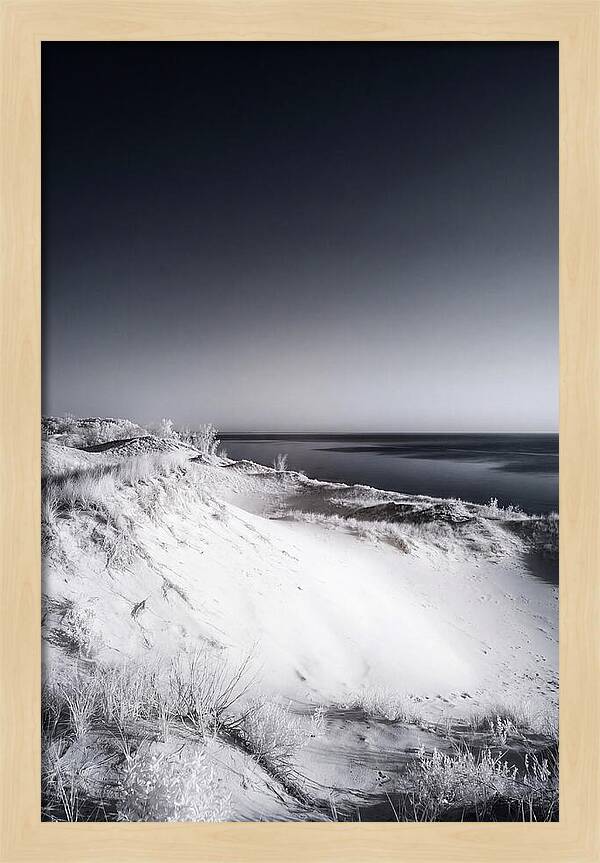 Curonian Spit Sand Dunes At Dusk